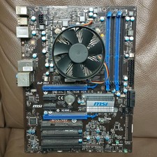 MSI H55-S01 Motherboard with Intel Core i7-870 CPU LGA1156 Socket Used