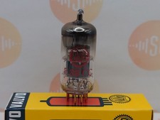 1x Valvo E88CC 6922 O-getter Red Label - Hamburg 1969 - NOS