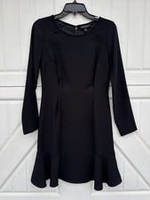 Banana Republic Black Fit & Flare Dress – Size 2 Flattering + Classic