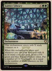 Lattice Library #40 (Rare) Commander: Secrets of Strixhaven MTG