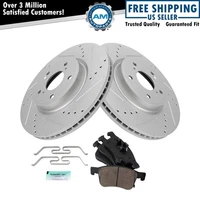 TRQ Performance Front Brake Pad & Rotor Kit Performance Ceramic Fits Honda (For: More than one vehicle)