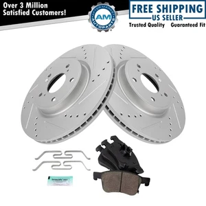 TRQ Performance Front Brake Pad & Rotor Kit Performance Ceramic Fits Honda (For: More than one vehicle)