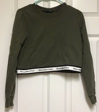 abercrombie fitch Girls Cropped Sweatshirt Size XS BIN AG 