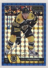 2016-17 O-Pee-Chee Platinum Royal Blue Cubes 48/99 David Pastrnak #122 k1r