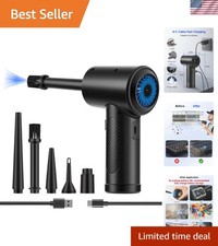 51000 RPM Cordless Electric Air Duster with LED Light for Deep Cleaning
