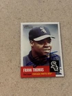 2002 Topps Heritage #145 Frank Thomas signed card * 1953 *