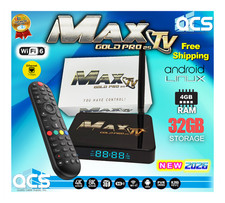 MaxTV Gold PRO 25 Max TV Box 8K Quad Core 64 ...