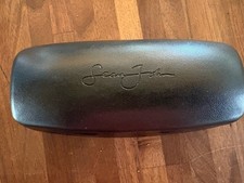 SEAN JOHN HARD FAUX LEATHER CARRYING CASE FOR EYEGLASSES/GLASSES FRAME/EYEWEAR