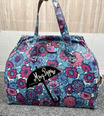 Vintage Disney Vinyl Mary Poppins Carpet Bag 1964