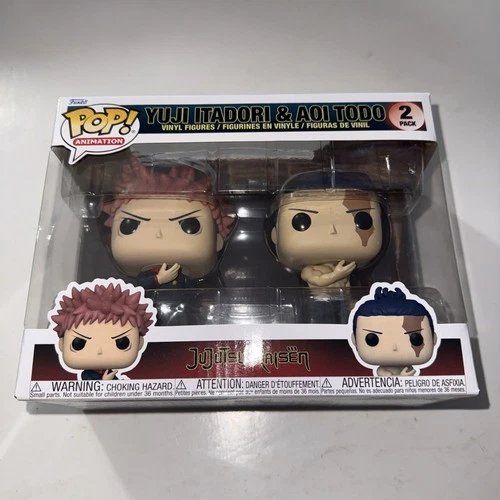 Funko POP! Animation: JJK - 2 Pack Yuji Itadori & Todo - Jujutsu Kaisen - Collec