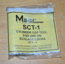 Major Manufacturing Inc. ~ SCT-1 ~ Cylinder Cap Tool for Use on Schlage Locks