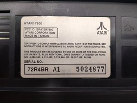 Atari 7800 ProSystem Console &bull; 2 Controllers + Games &bull; Cleaned Tested Working!