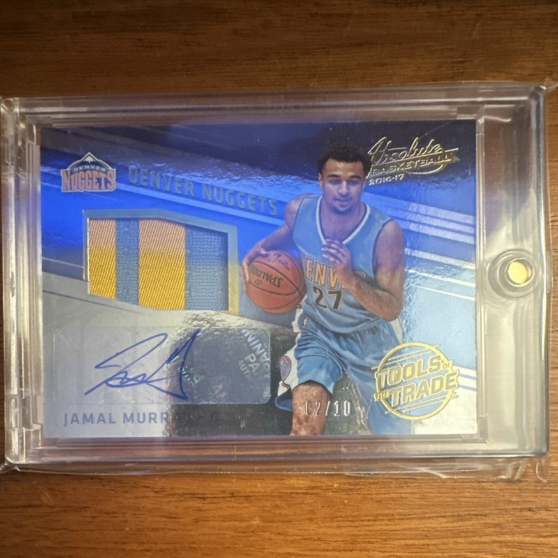 Panini 2016-17 Absolute Tools of the Trade Jamal Murray Nuggets RPA Auto /10