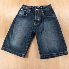 SOUTHPOLE denim jean shorts jorts Boys sz 10 25 w vtg y2k baggy hip hop skater