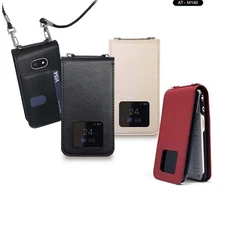 ALT MIVE Style Folder2 for AT-M140Case  PU Leather Diary Case Neck Strap