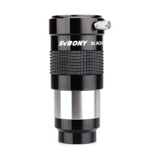3X Barlow Lens, Fully-Multi Coated Achromatic Barlow Lens, 1.25 inch Telescope A