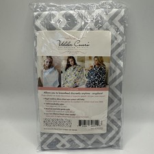 Udder Covers Hooter Hider Nursing Blanket Connor Gray NWT 100 Cotton