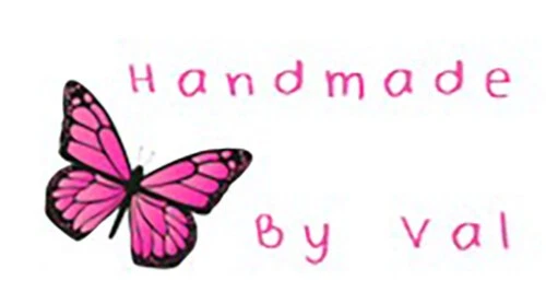 325 X Étiquettes Matte Papillon Rose Fait Main Par Craft Labels Autocollants - Photo 1/1
