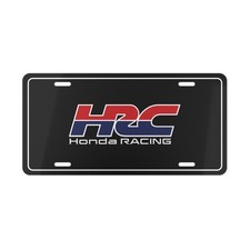 Honda Racing License Plate Auto Car Tag Metal Aluminum Vanity Plate