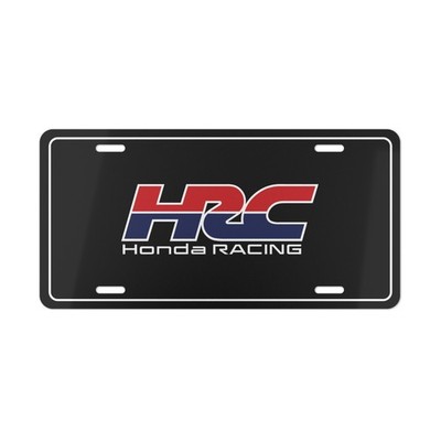Honda Racing, License Plate Auto Car Tag Metal Aluminum (Vanity Plate)