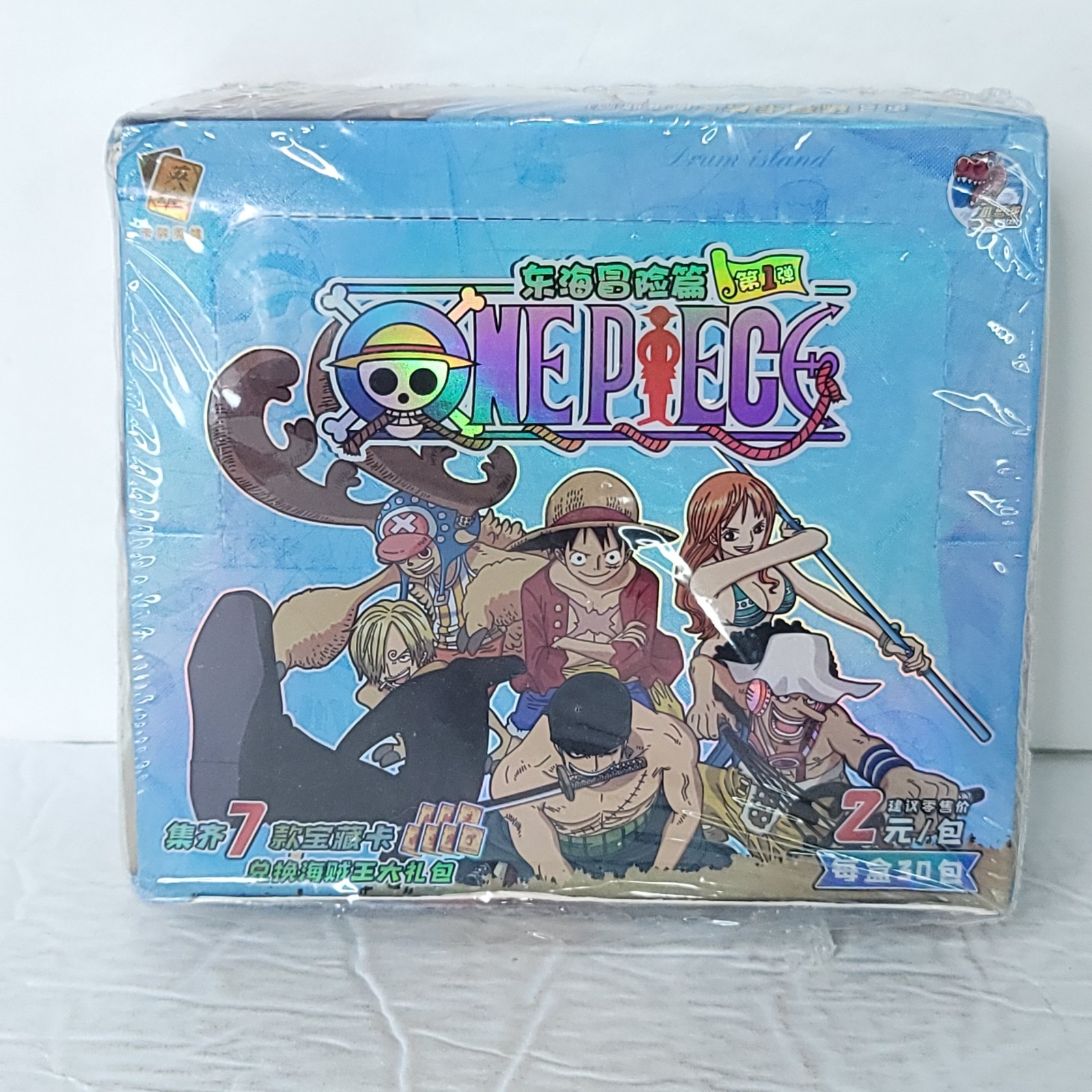 One Piece CCG TCG Pequeño Dinosaurio Paquete de 30 Booster Box East Blue Saga Luffy Nami