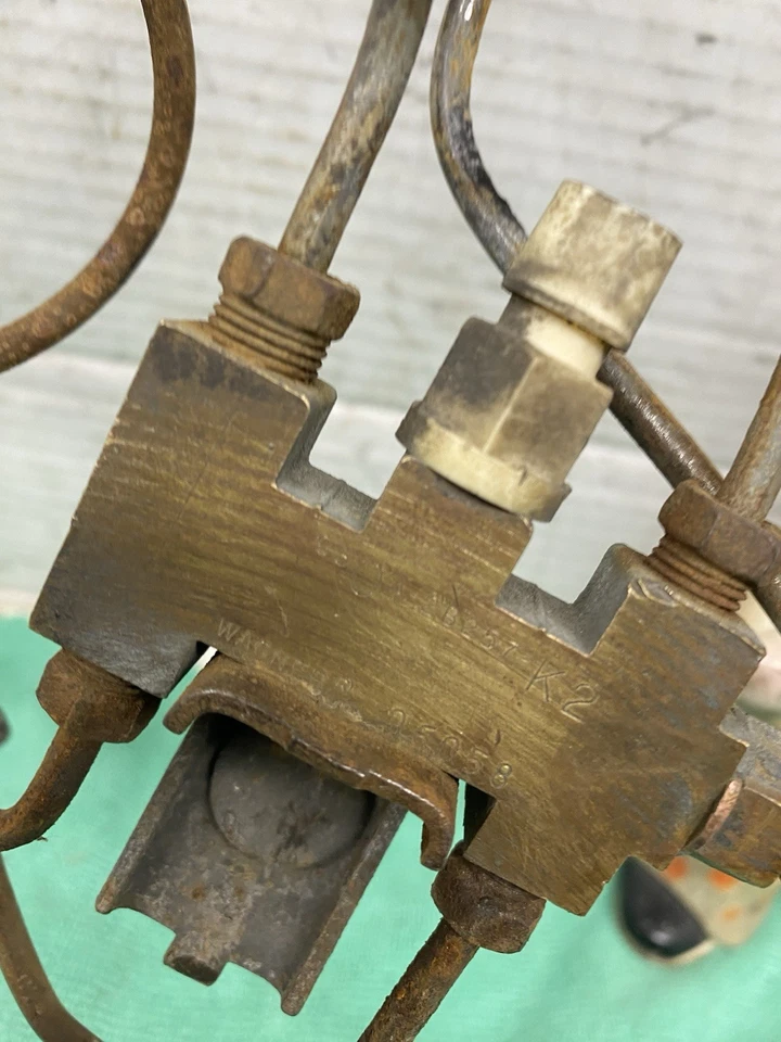 1968 1969 Ford Torino Передний Барабанный Тормоз Распределительный Блок Wagner СЕРДЕЧНИК НЕПРОВЕРЕННЫЙ - Изображение 2 из 4