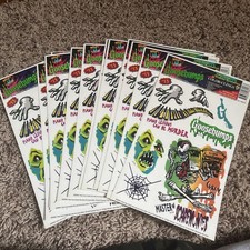 Goosebumps 1996 Vintage Color Cling Window Cling
