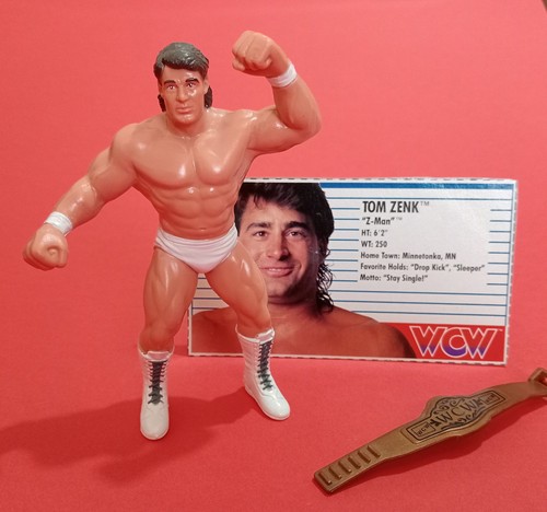 WCW Galoob  Tom Zenk  Wrestling Figure  WWF  WWE  ...