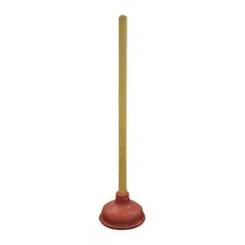 Kissler 57-0100 Plunger,Wood And Rubber,Fit Most Toilets