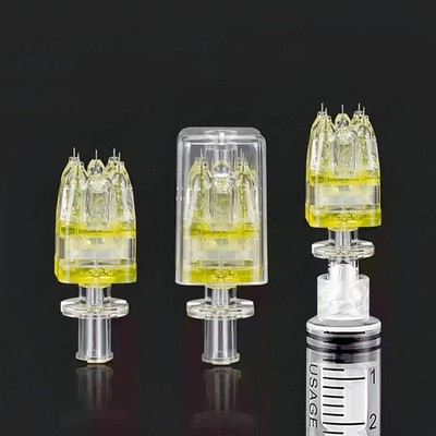 10pcs 5 Pin Crystal Multi-Tips Replace Needle For Beauty Facial Skin Care Tool