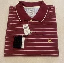 NWT Brooks Brothers Polo Shirt 100 Supima Cotton Slim Fit red Mens Size Large