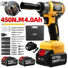 450Nm Electric Impact Wrench for Car Tire Auto Repair Home Improvement
