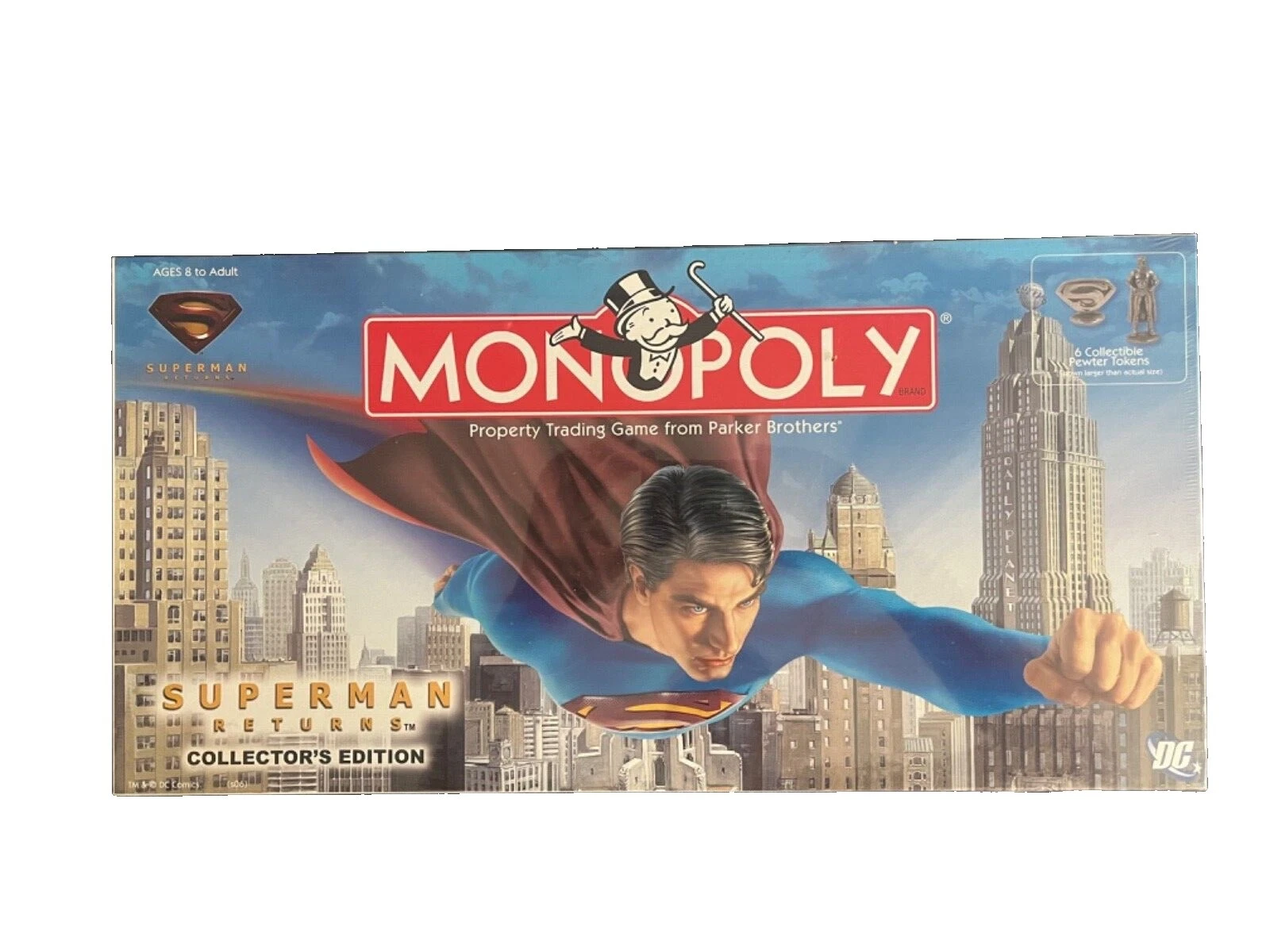 Fabricación de contemporáneo Parker Brothers Superman Juegos de mesa y tradicionales