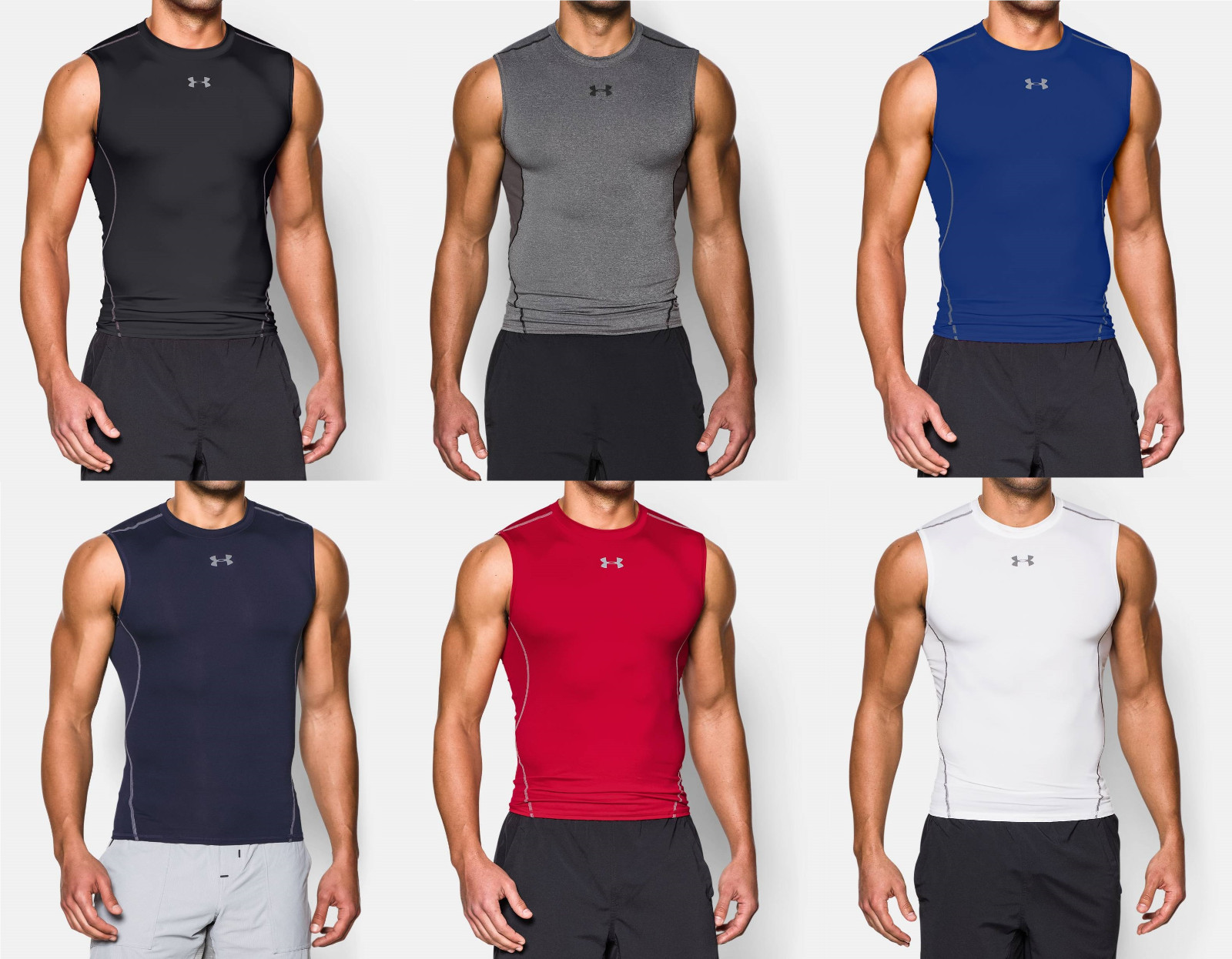 under armour sleeveless workout shirts