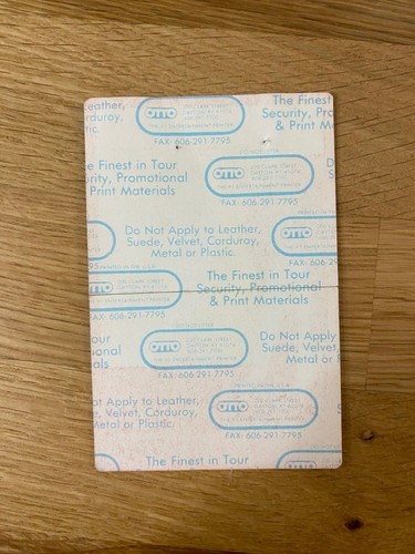 1991 Rod Stewart Vegabond Heart Tour concert tour Backstage Pass - Picture 2 of 2