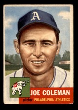 1953 Topps #279 Joe Coleman - VG-EX