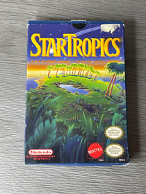 StarTropics Nintendo Nes Game with Box & Manual - Authentic