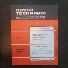 Revue technique Autobianchi 500