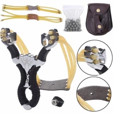 Powerful Slingshot Bow Catapult Outdoor Hunting Sling Shot Rubber Bandhs Suits