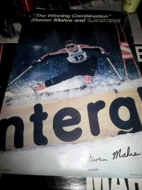 Steve Mahre Lange Vintage Poster