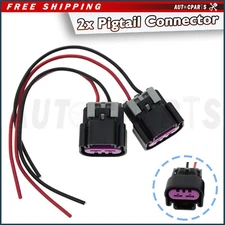 For GM Chevy Truck 2005 -2008 2009-2012 Electric Fan Pigtail Connector Switch 2P