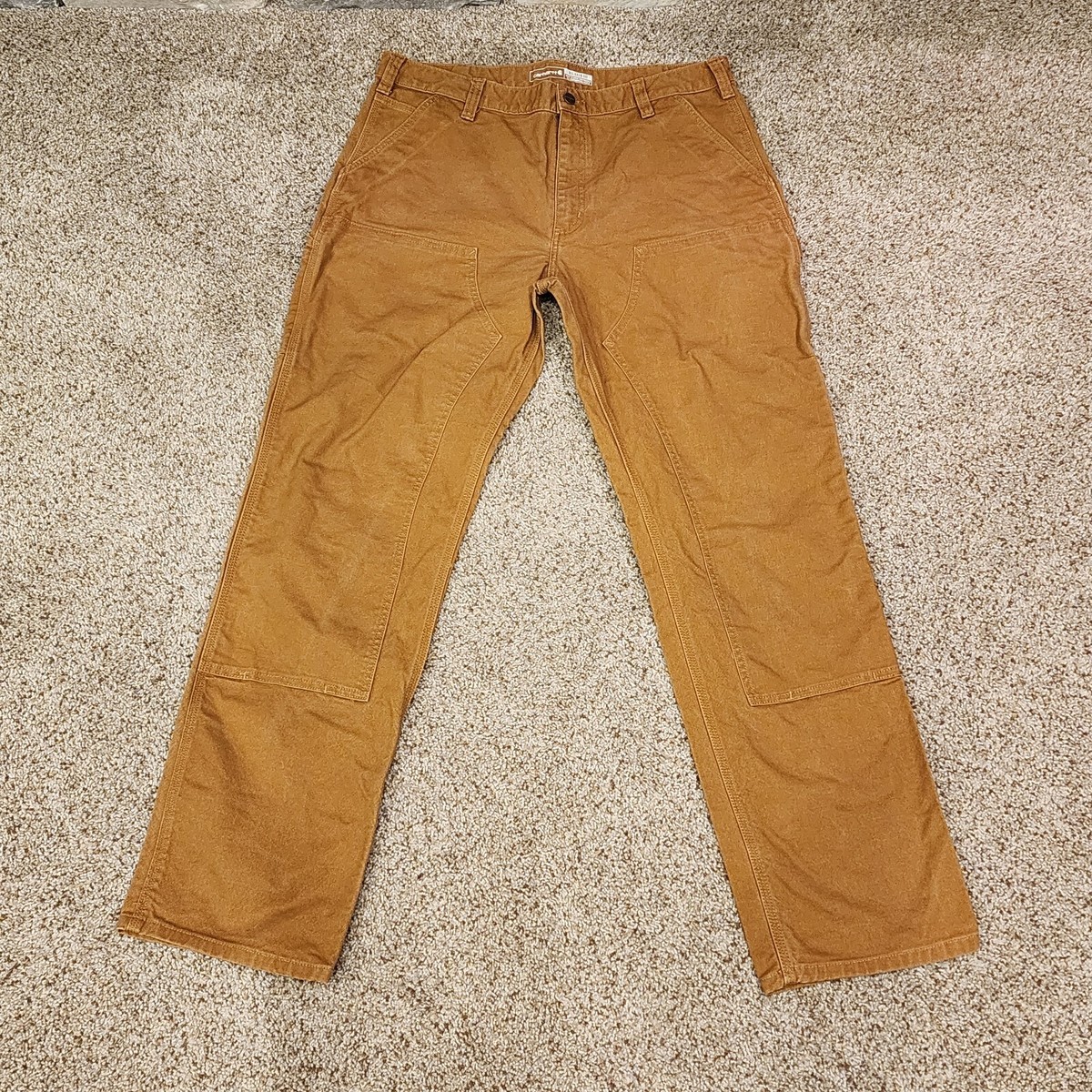 パンツ Carhartt DOUBLE FRONT PANT MOS W30 L34 Carhartt Men's Washed Duck Double-Front Utility Work Pant
