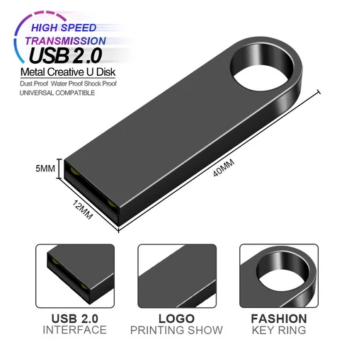 USB 2.0 Flash Drive, Wholesale Key USB Stick Bulk Pen Memory Stick Metal U Disk