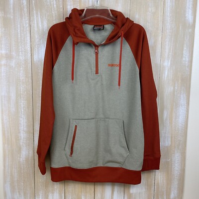 Burton Snowboarding Dry Ride Pullover Hoodie Two-Tone Size