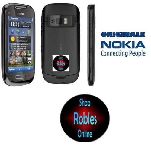 Nokia C7-00 8GB Black (Ohne Simlock) Smartphone WLAN 8MP 4BAND 3,7&#034; GPS TOP OVP