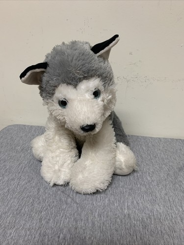 Aurora World Plüschtier Flopsie – Husky Shadow, 30 Cm Kuschelweich Und Handgefertigt