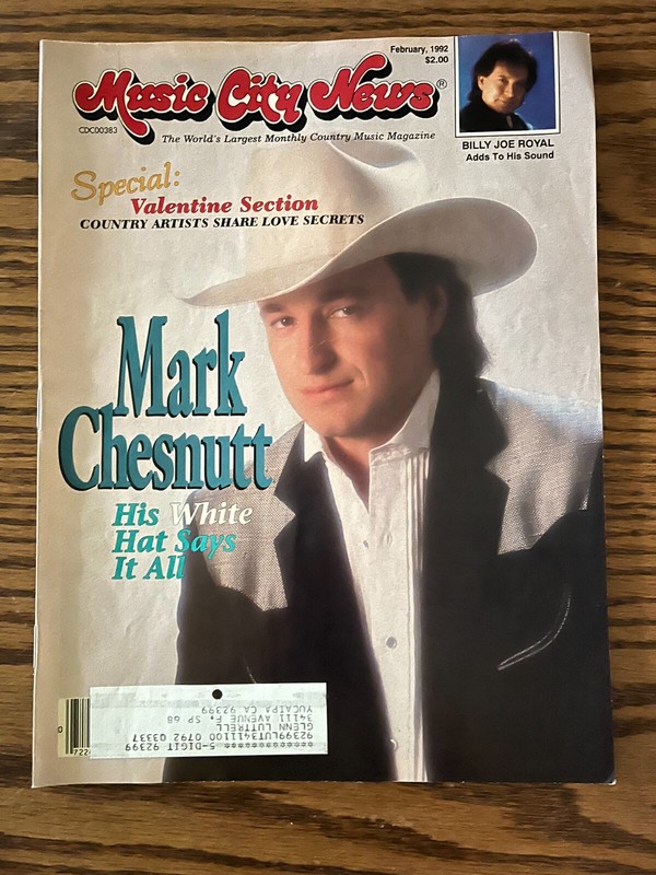 Music City News February 1992 with Mark Chesnutt