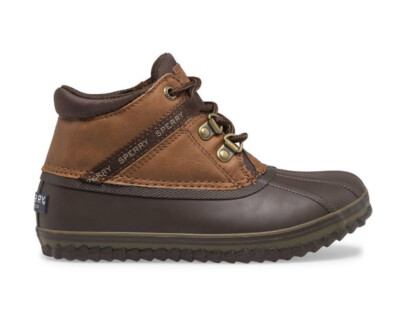 Sperry Boys Bowline Storm Water Resistant Boots, Tan/Brown, Size 6M