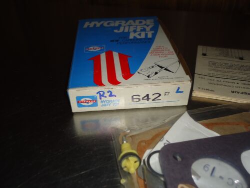 New Hygrade Carburetor Rebuild Kit 642 Rochester 2GV 2-Barrel Carb Pontiac - Picture 2 of 2