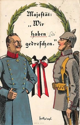 Majesté nous avons traqué Patriotika carte postale carte postale - Photo 1/2